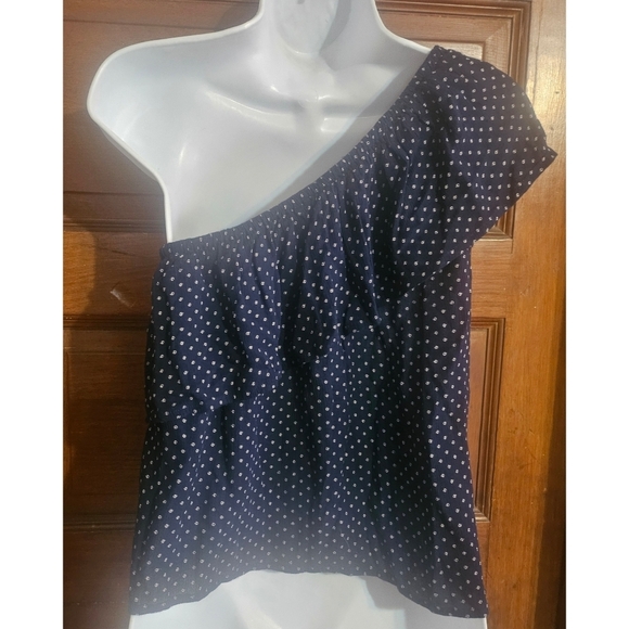 American Eagle Outfitters One Shoulder Ruffle Top - Picture 7 of 9